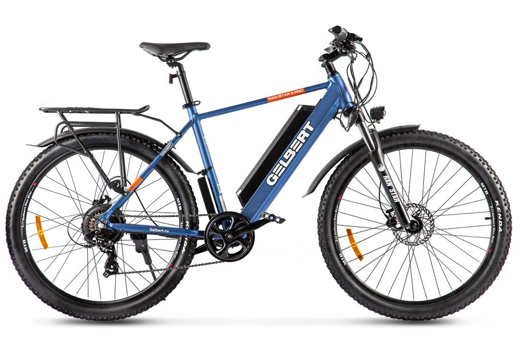 Электровелосипед Gelbert Ran Star 3 PRO — Синий