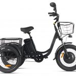 Трёхколёсный электровелосипед Eltreco Porter Fat 700 — Черный матовый