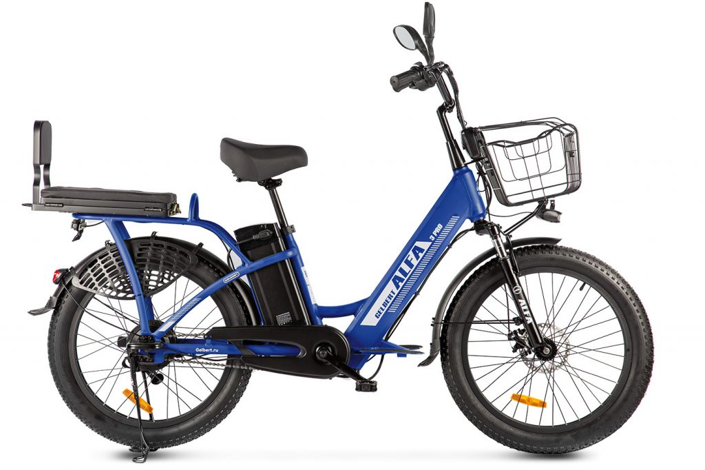 Электровелосипед Gelbert ALFA 3 PRO — Синий