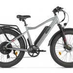 Электровелосипед Eltreco BigCat Next — серебристый матовый