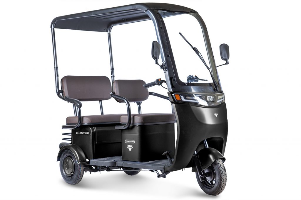 Электротрицикл Rutrike Gelbert Bos 48V/60V 800Вт — Черный