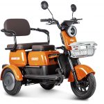 Электротрицикл Rutrike Gelbert Sun 48V/60V 650Вт — Оранжевый