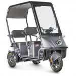 Электротрицикл Wanshida NIPLA 500 60V 1000Вт — черно-серый