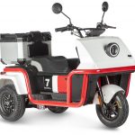 Электротрицикл Wanshida DOUHAO 60V 800Вт — Черно-бело-красный